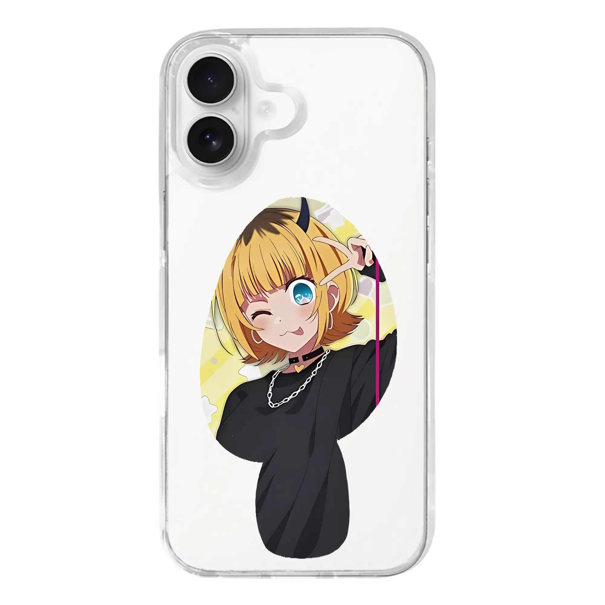 推しの子 グッズ,MEMちょ - iPhone 17シリーズ 透明スマホケース – 薄型・耐衝撃・精密フィット保護カバー